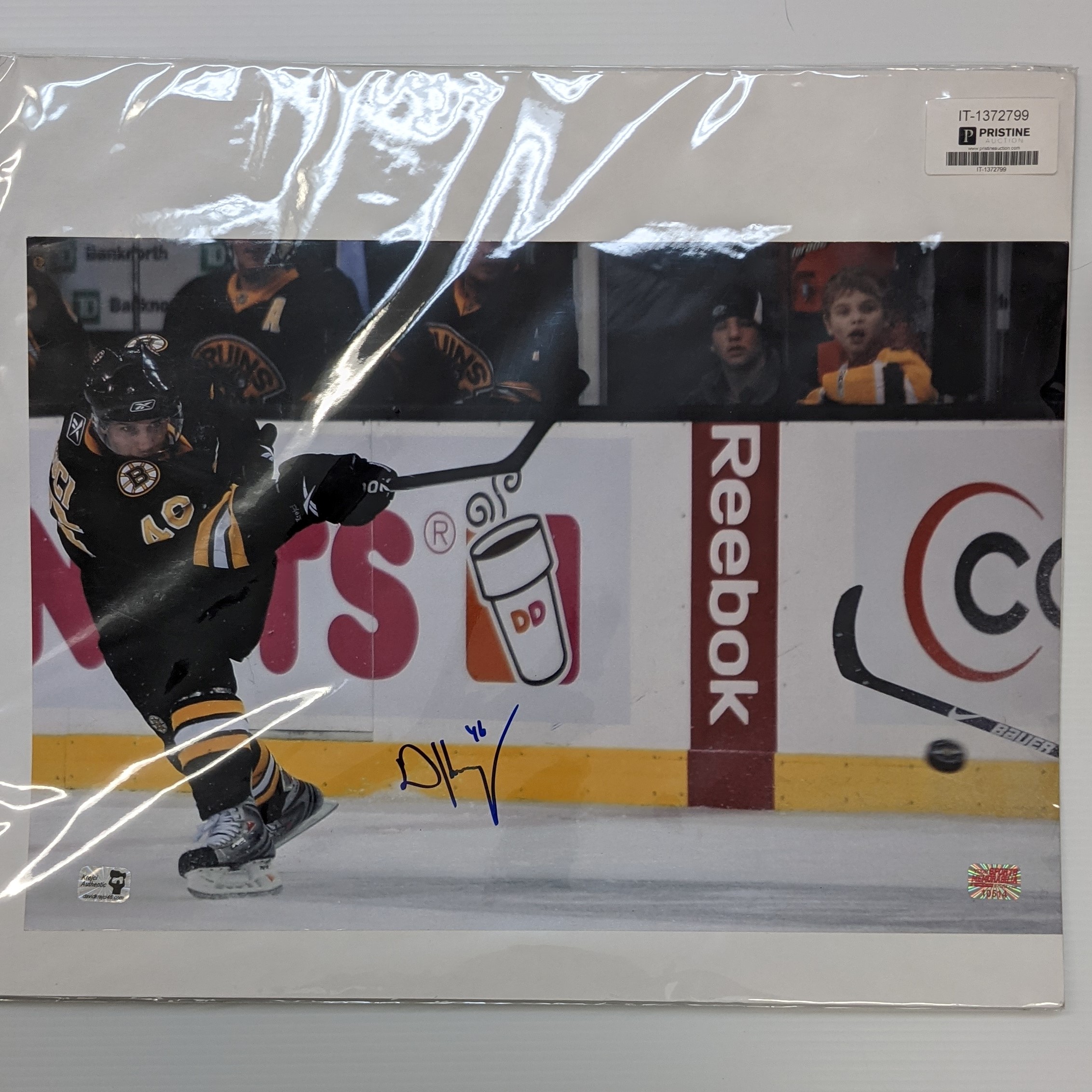 image de David Krejci Photo Signed