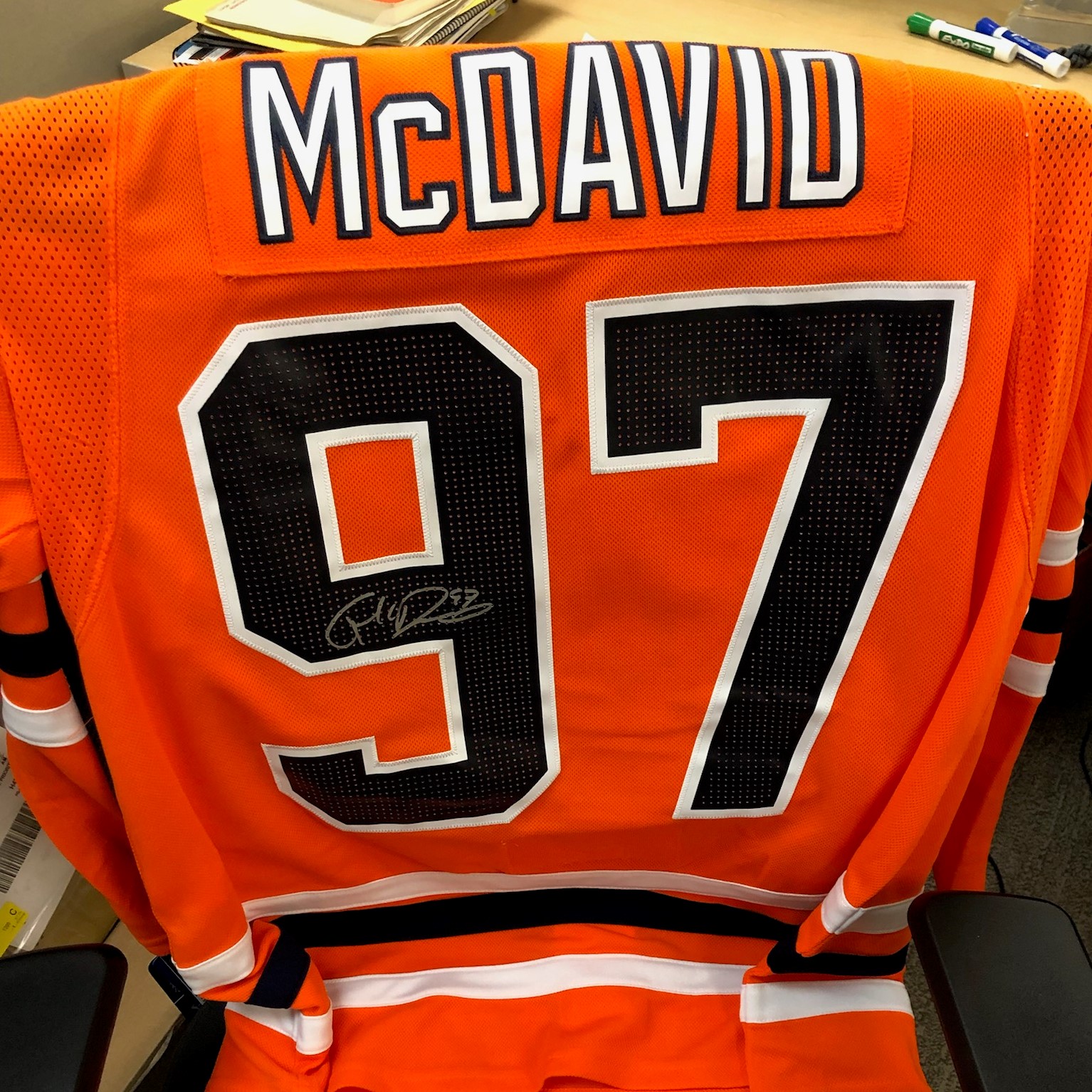 image de Connor McDavid Signed Edmonton Oilers Jersey